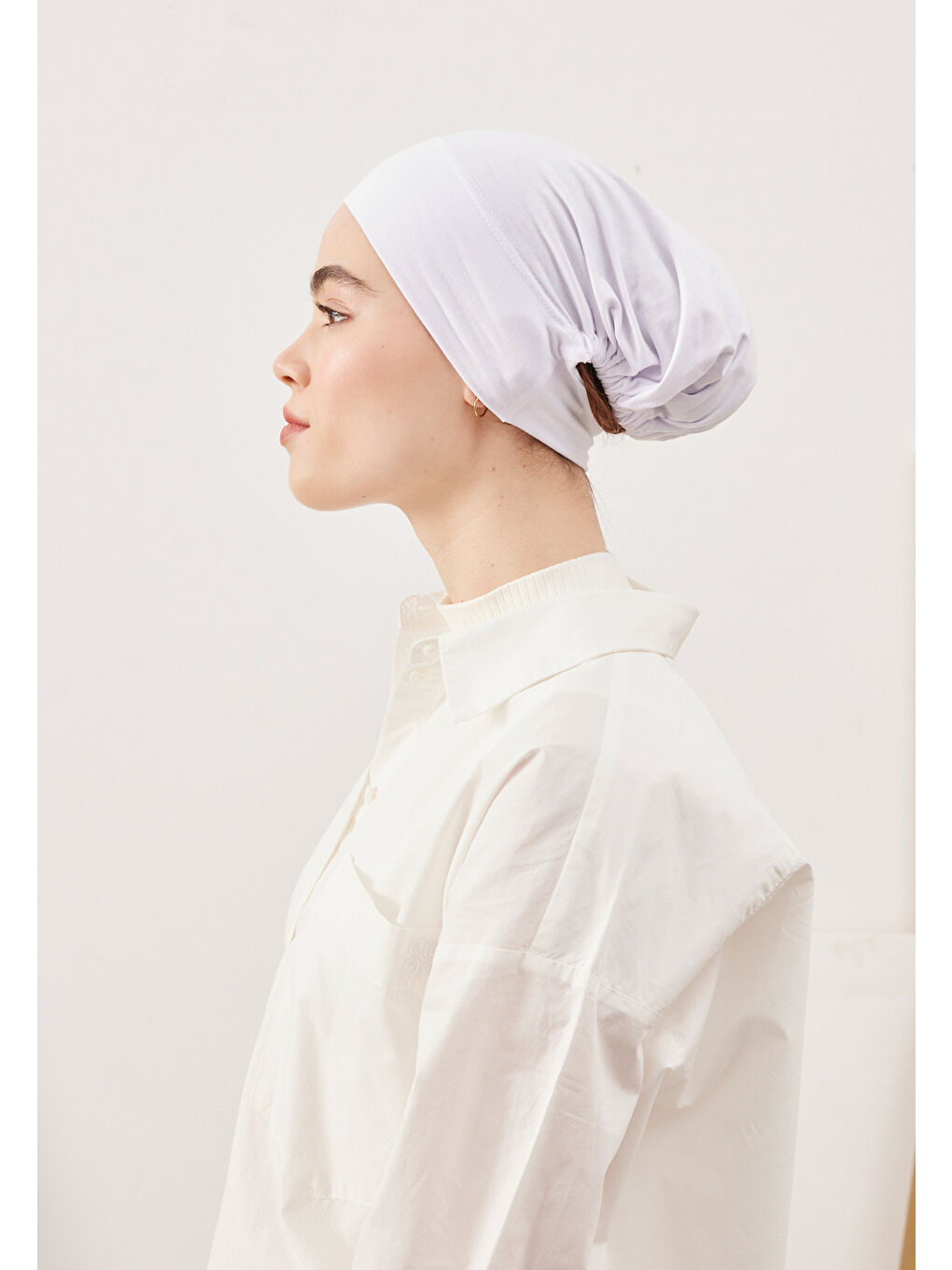 Geniş Hacimli Pratik Bone Beyaz-3