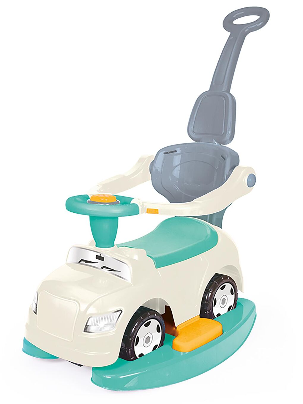 Oyuncak Step Araba 4 U 1 Arada - Yeşil-3