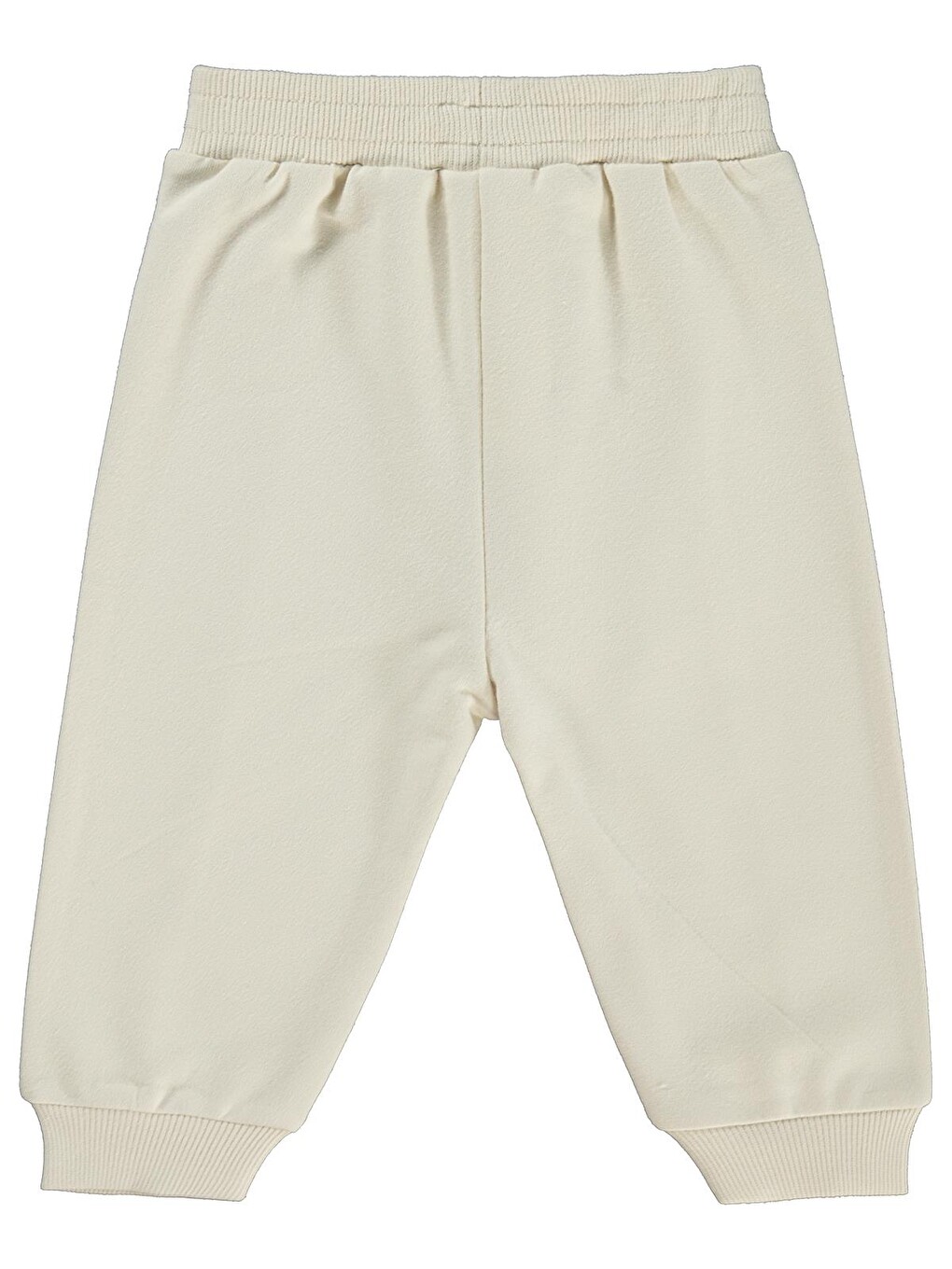 Baby Basic Kalp Etiketli 6-18 Ay Eşofman Altı - Bej-1