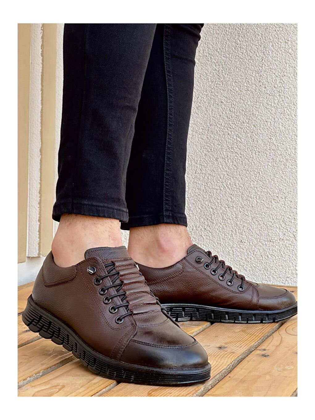 Siyah VİCTR Garantili Erkek Kışlık Bağcıklı Fermuarlı Bot-6