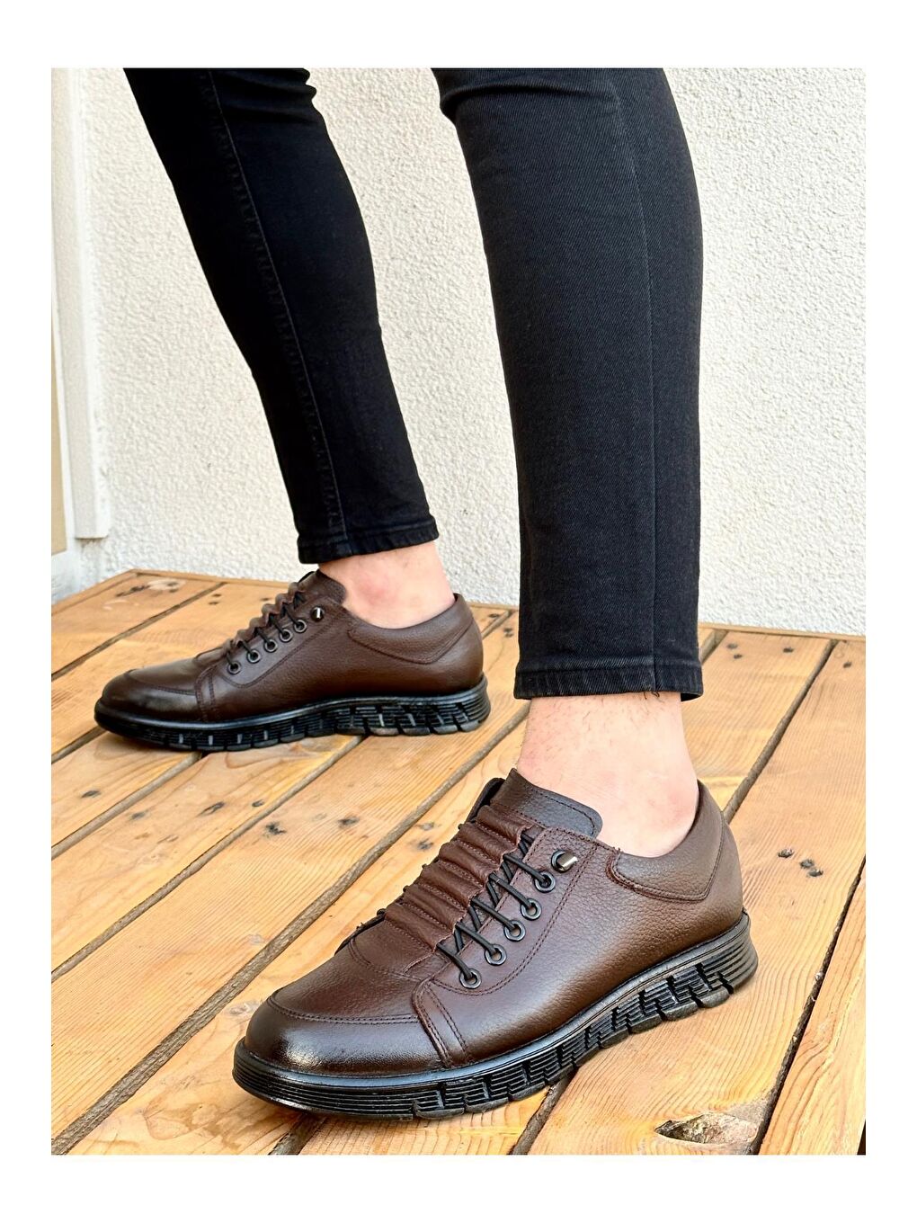 Siyah VİCTR Garantili Erkek Kışlık Bağcıklı Fermuarlı Bot-7