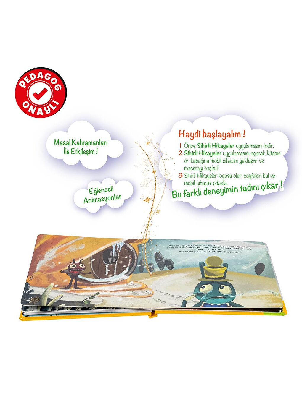 Canlanan Masal Kahramaları Ağustos Böceği ve Karınca - Standart-4