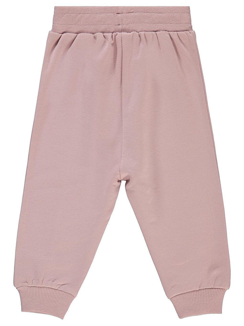 Pembe Baby Basic Kalp Etiketli 6-18 Ay Eşofman Altı - Lila-1