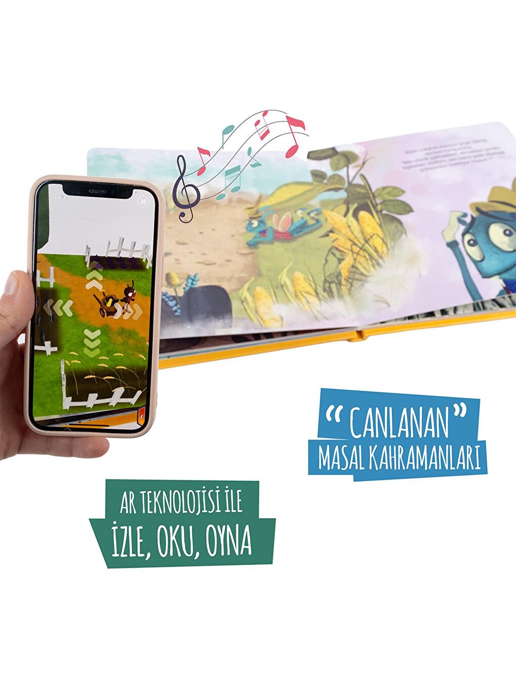 Canlanan Masal Kahramaları Ağustos Böceği ve Karınca - Standart-5