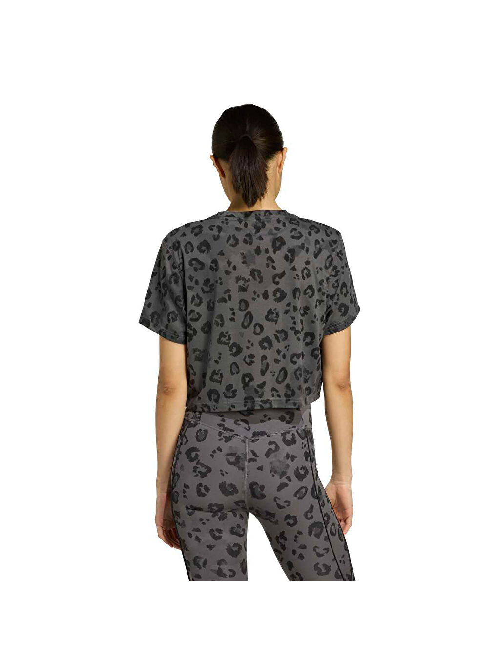 Workout Essentials Kadın Gri Tişört-1