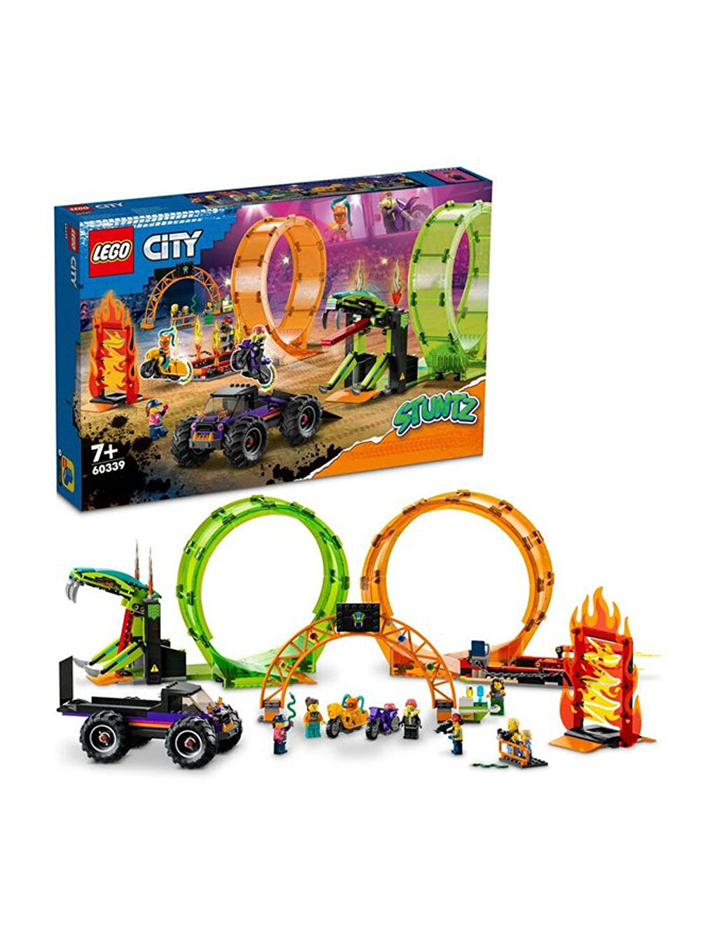 Lego Renksiz City Çift Çemberli Gösteri Arenası 60339