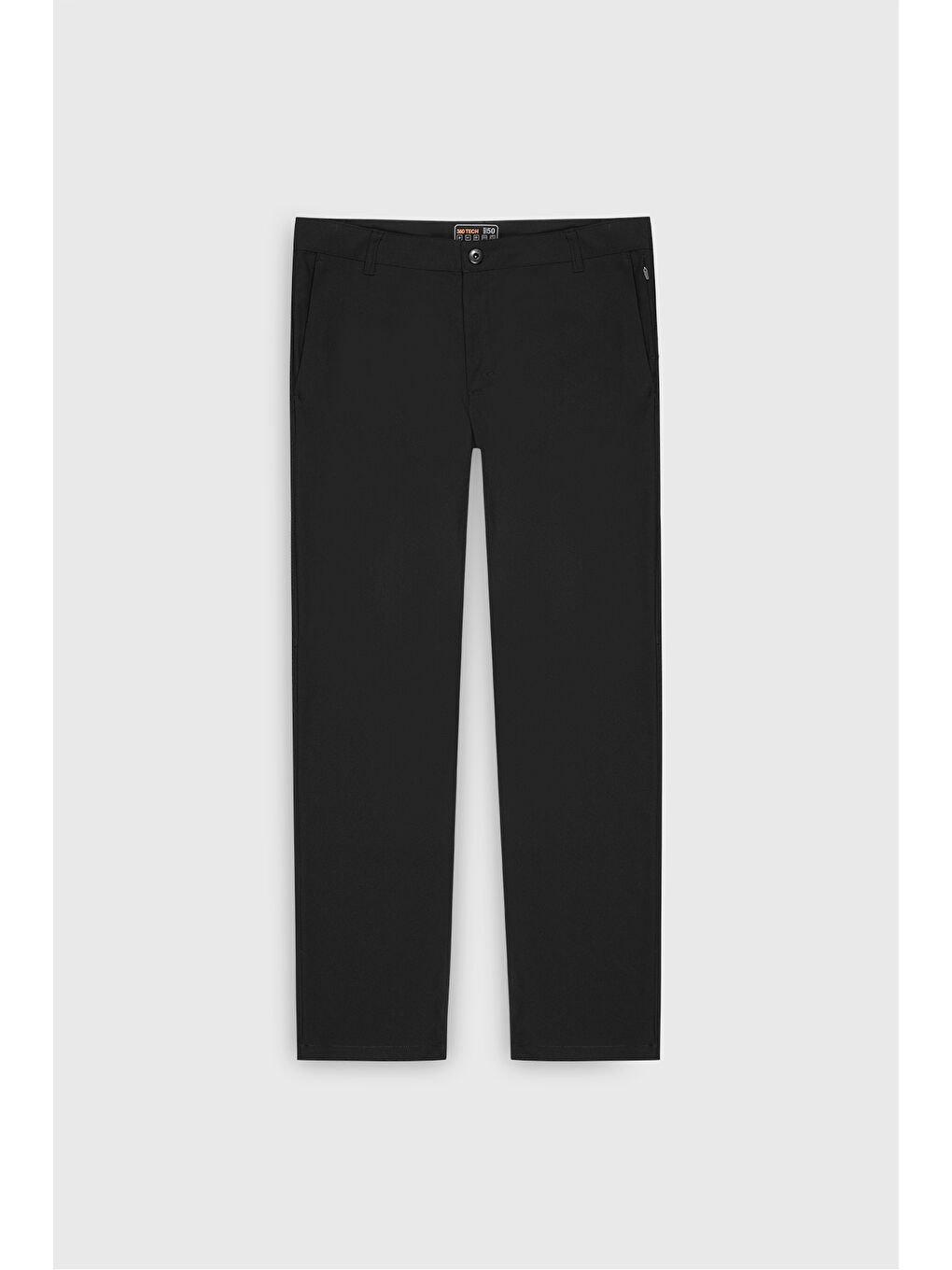 Erkek Siyah 360 Her Yöne Esneyen Slim Fit Dar Kesim Yan Cep Pantolon-5