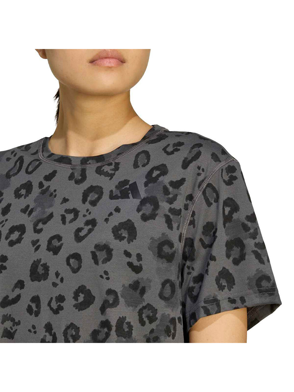 Workout Essentials Kadın Gri Tişört-3