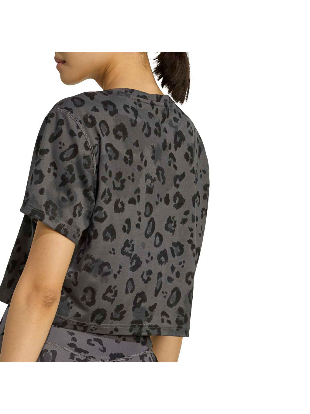 Workout Essentials Kadın Gri Tişört-4