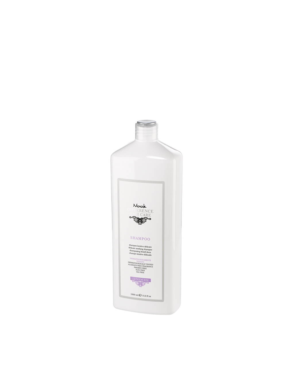 Nook Renksiz Difference Hair Care Leniderm Hassas Saçlar İçin Şampuan 1000ml