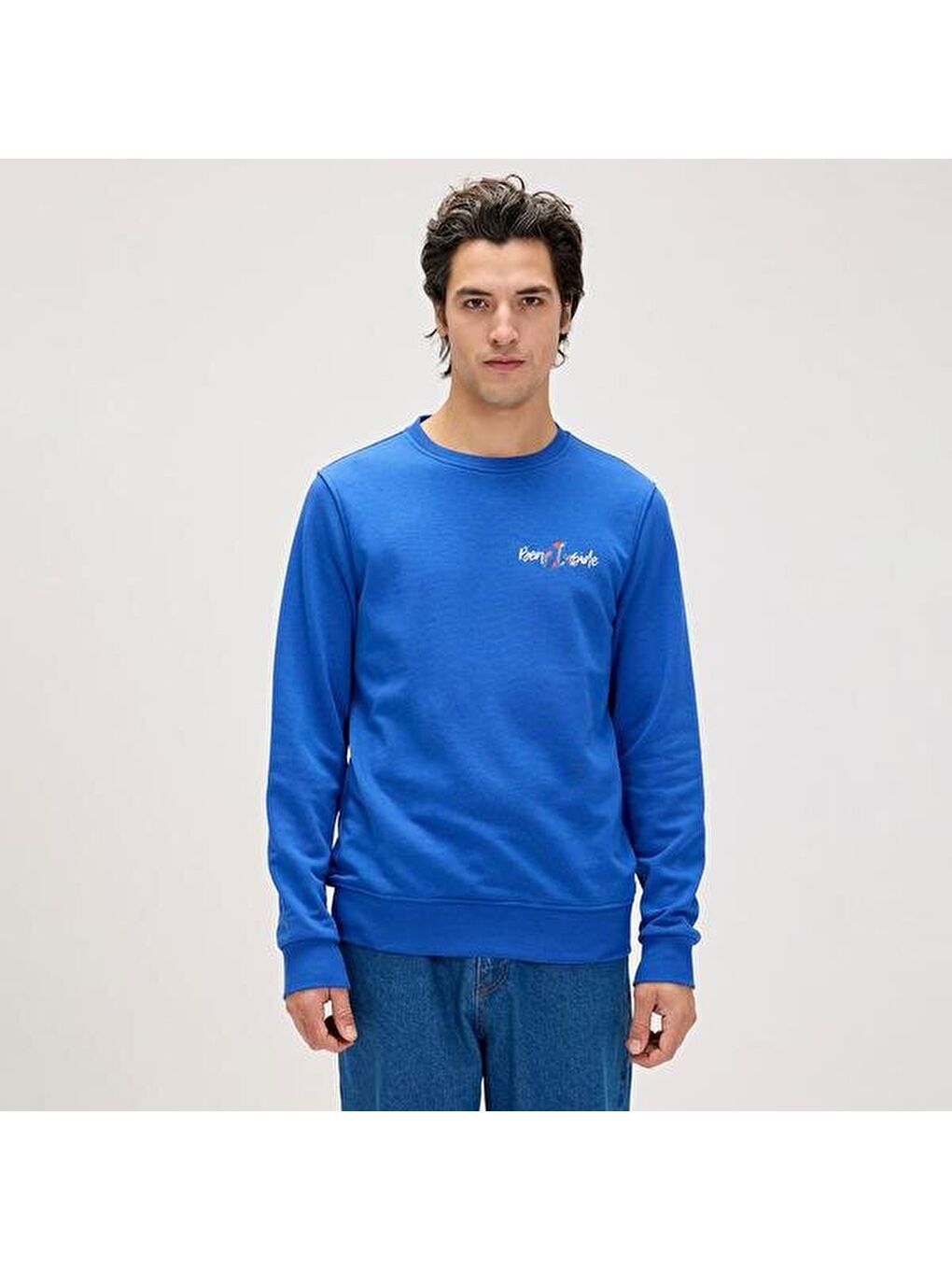 Splashy Erkek Mavi Sweatshirt