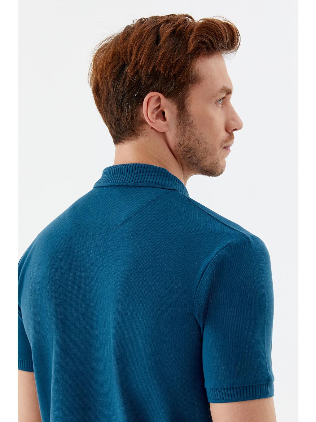 Mavi Parlement Standart Fit %100 Pamuk Polo Yaka Erkek Tişört-5