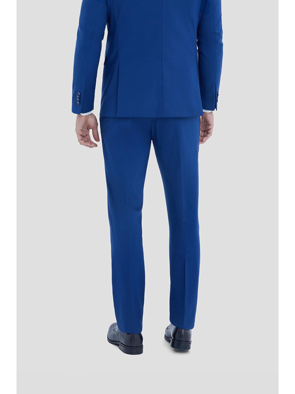 Mono Yaka Takım Elbise İndigo-4