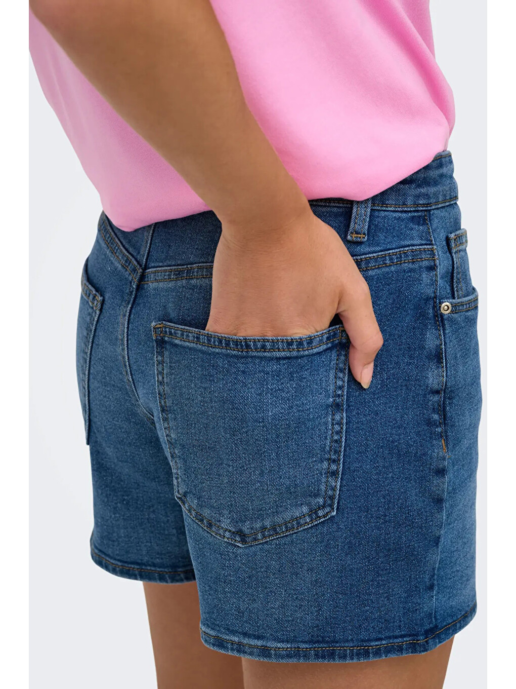 Mavi Onlphine Pamuklu Regular Fit Kadın Jean Short 15372986-3