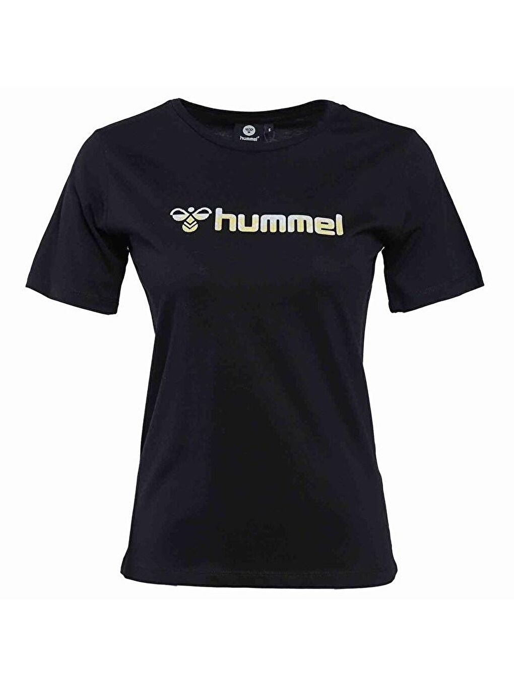 Hummel Siyah Mimi Kadın Siyah Baskılı Bisiklet Yaka Tişört - 2