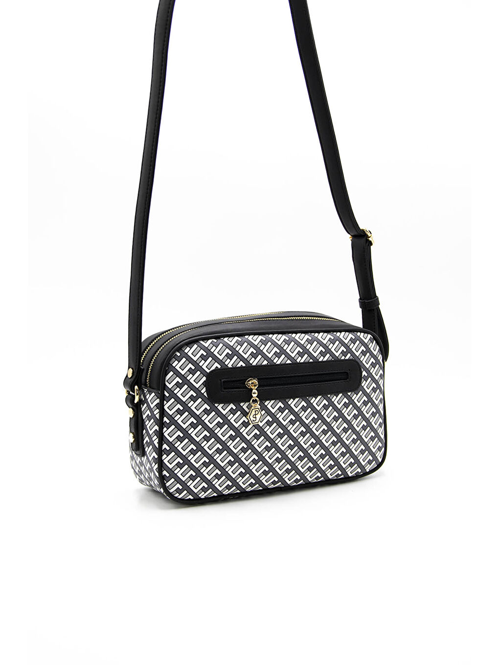 Siyah Kadın Çapraz Çanta 1092-42321 ÇAPRAZ BAYAN ÇANTASI M170 SİYAH-MAT SİYAH-3