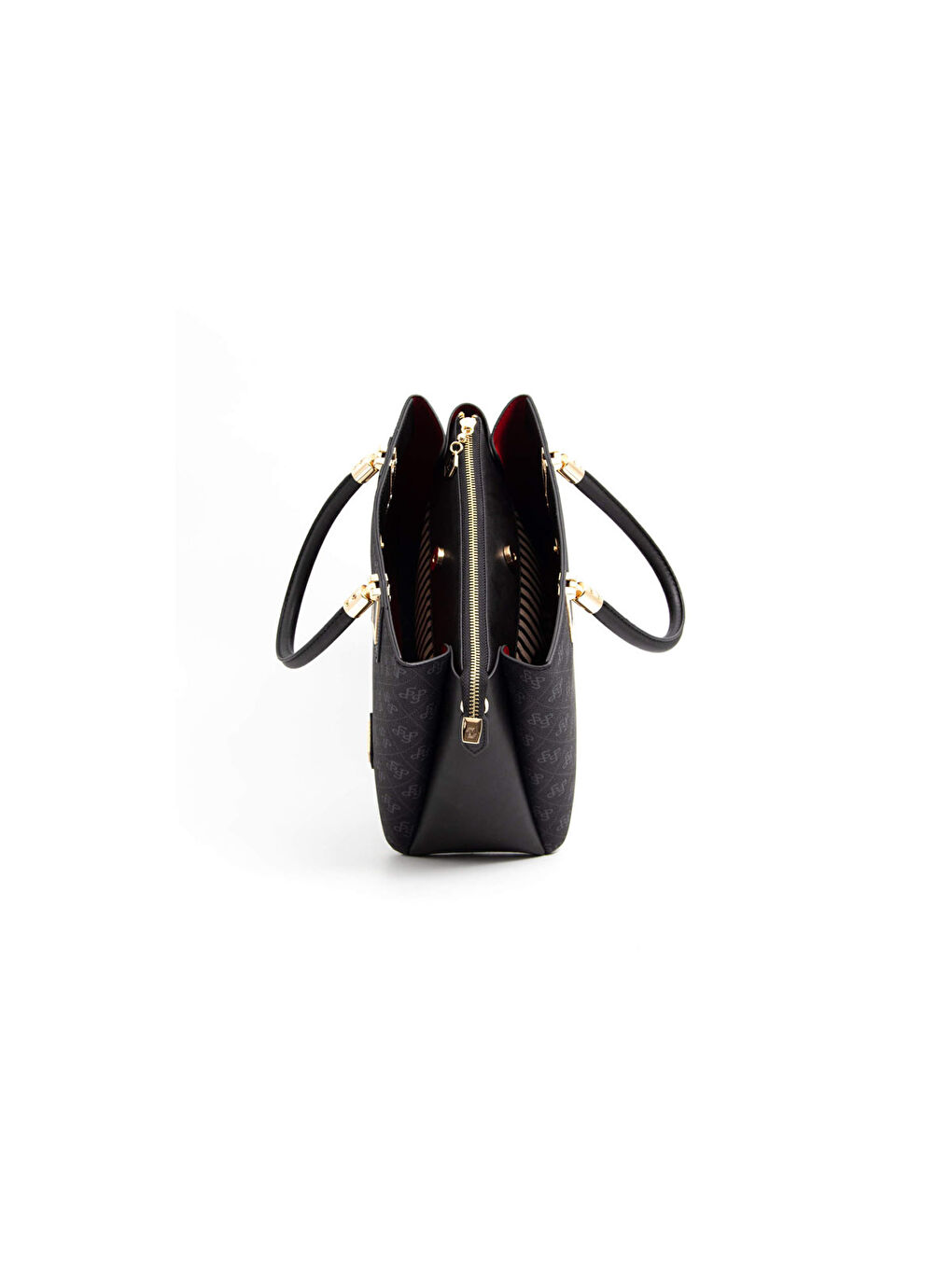 Siyah Kadın Omuz Çantası 1000-45441 SILVER POLO BAYAN ÇANTASI M178 SİYAH-MAT SİYAH-4