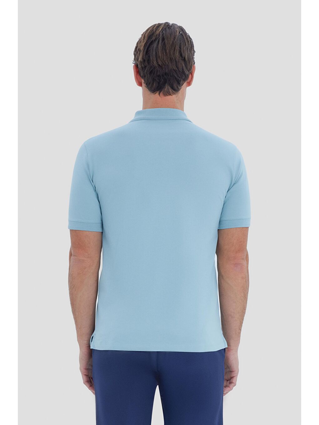 Yeşil Regular Fit Polo Yaka Erkek Tişört – Basic-2
