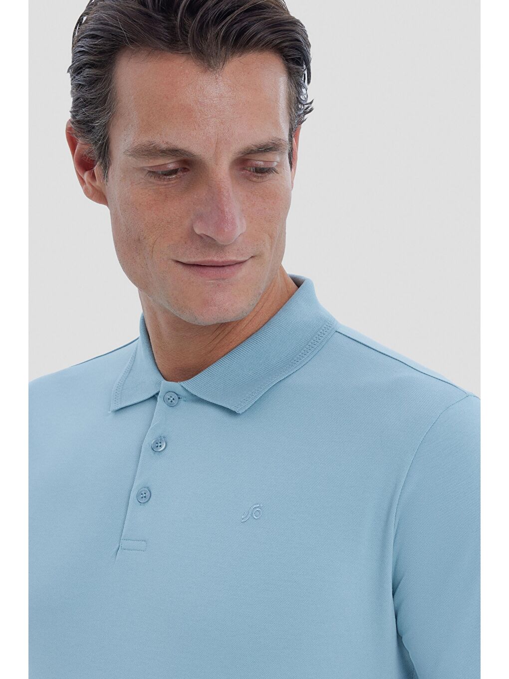 Yeşil Regular Fit Polo Yaka Erkek Tişört – Basic-4