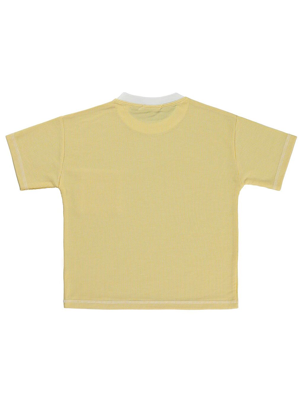 Boys Karyoka Dikişli Cepli 6-9 Yaş Tişört - Sarı 8-9 Yaş-1