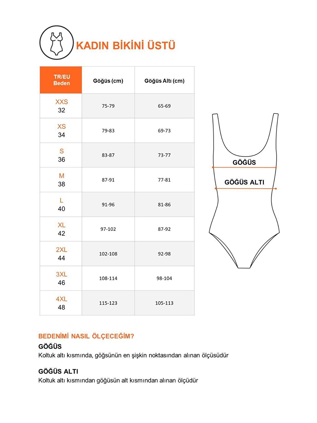 Kahverengi Bitişik Üçgen Yüksek Bel Bikini Takım 3114 Kiremit-1