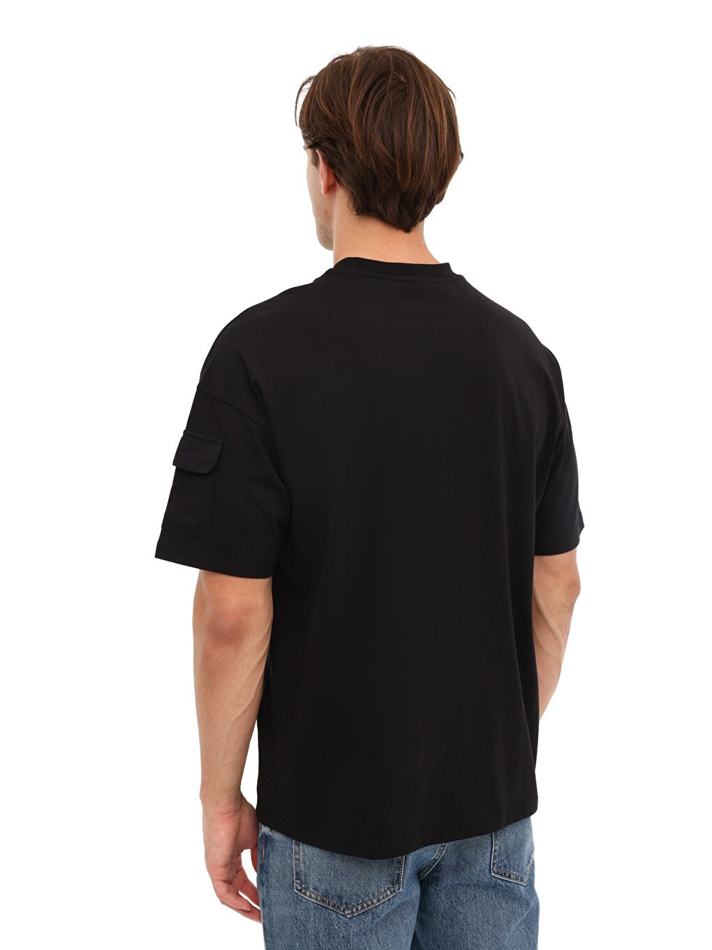 ML DAY 11OTD213 5FX Siyah Erkek Kısa Kol T-Shirt-1