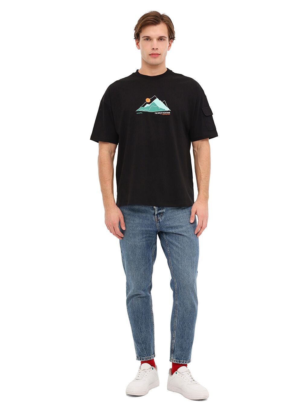 ML DAY 11OTD213 5FX Siyah Erkek Kısa Kol T-Shirt-2