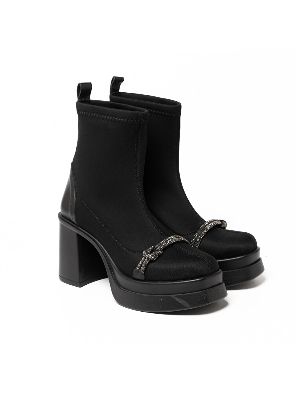 Kadın Bot GTN-20596 Siyah Strec-2