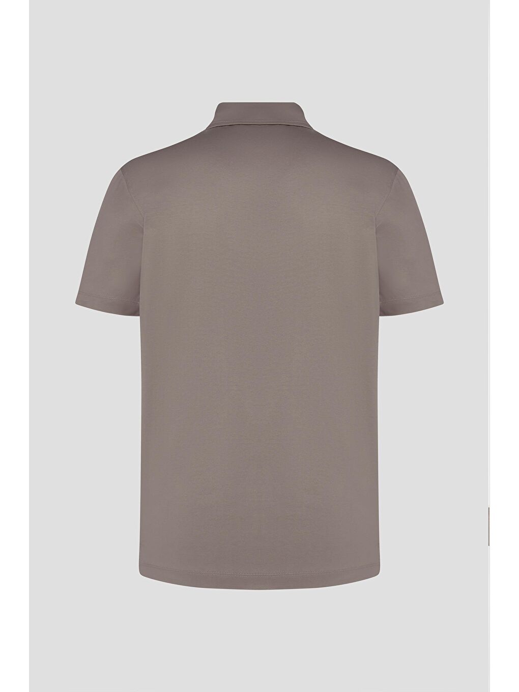 Kahverengi Cep Detaylı Düğmeli Polo Yaka Erkek T-Shirt Kahve-1