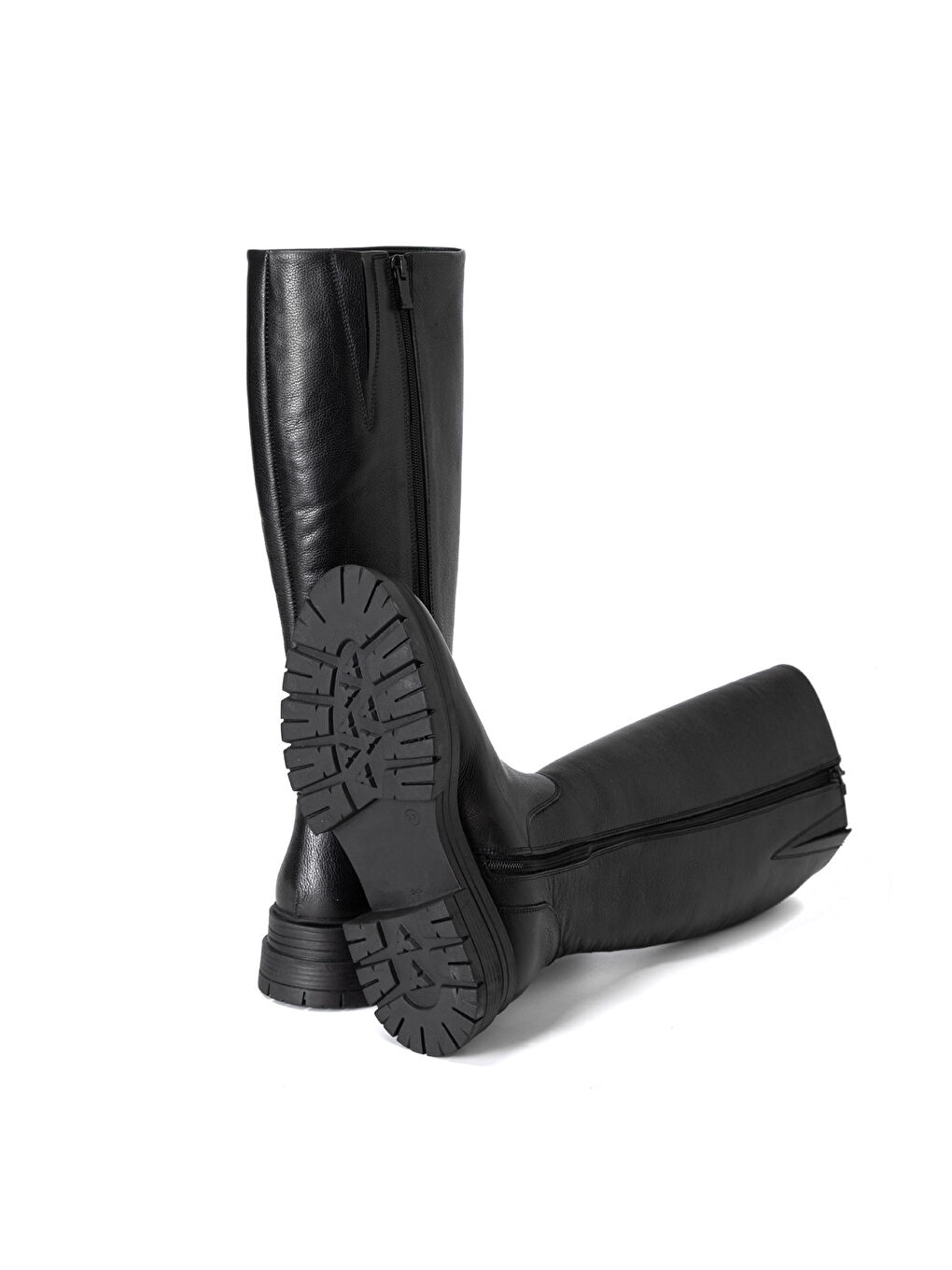 Kadın SR-25900-1 Siyah Zenne Çizme-4