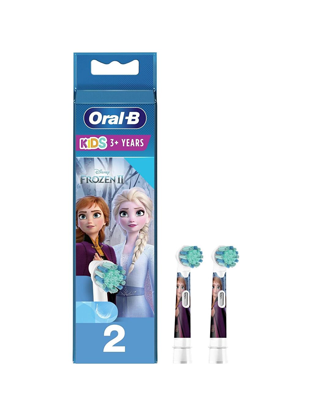 Oral-B Renksiz Frozen Çocuklar İçin 2'li Diş Fırçası Yedek Başlığı