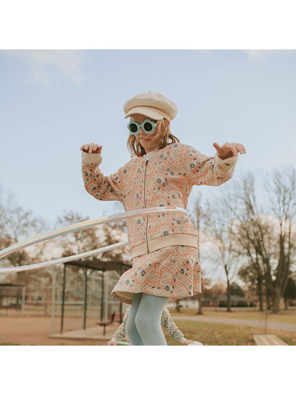 Pembe Neşeli Fil Kapitone Etek-1