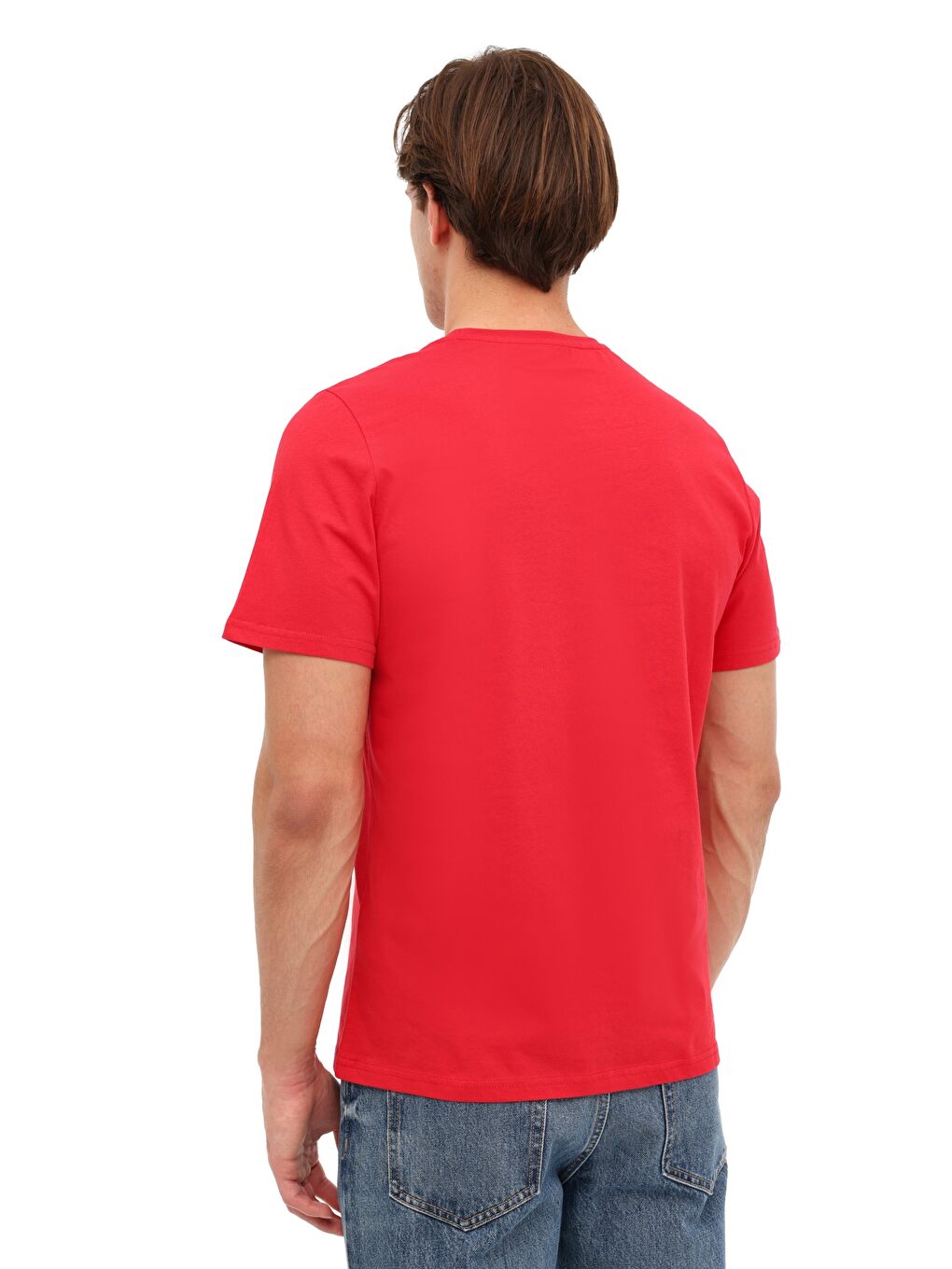 MB PAM C 11SN220 6FX Kırmızı Erkek Kısa Kol T-Shirt-1