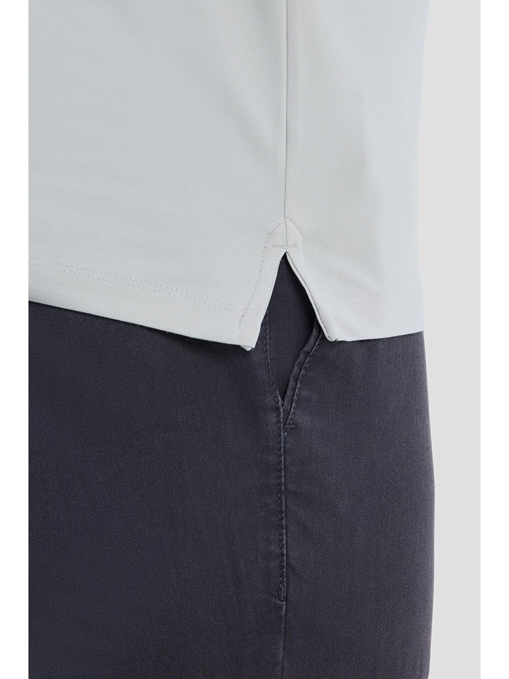 Erkek Bej Regular Fit Bisiklet Yaka T-Shirt – Kısa Kollu-3