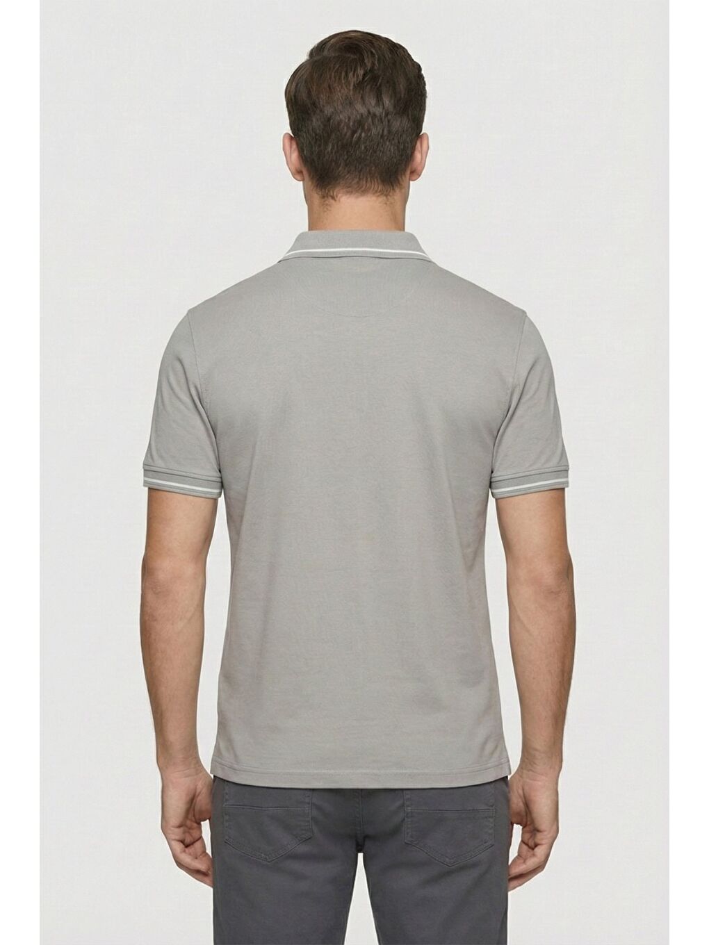 Giotelli Açık Bej %100 Pamuk Erkek T-Shirt-3