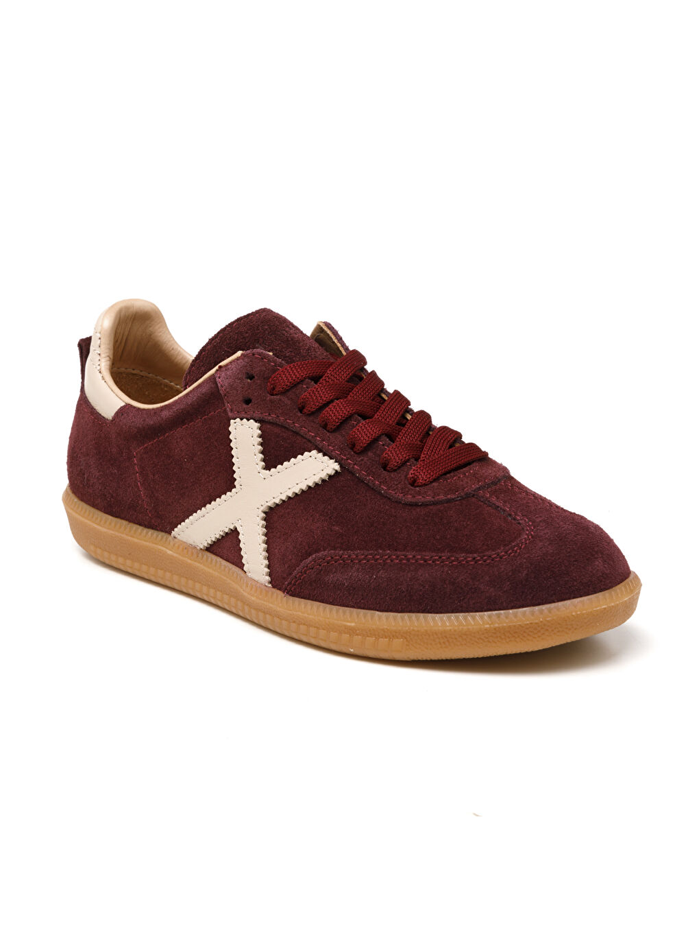 Kadın Sneaker ( Günlük) RC-25Y-088-M-VADE Bordo Süet-Bej Deri