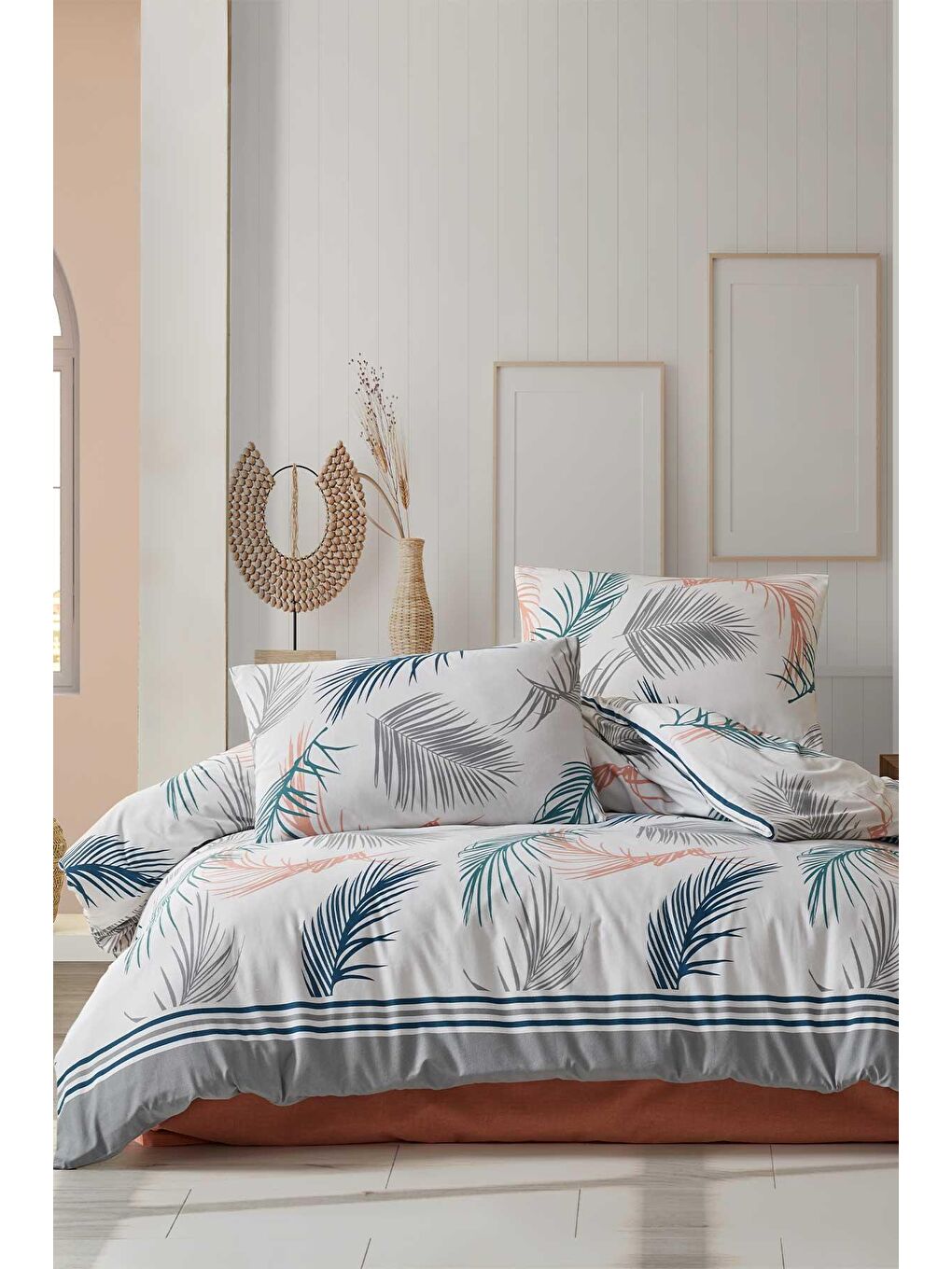 Pembe Çeyiz Paketi 14 Parça Bronze Gülkurusu-Helen Nevresim Takımı-1