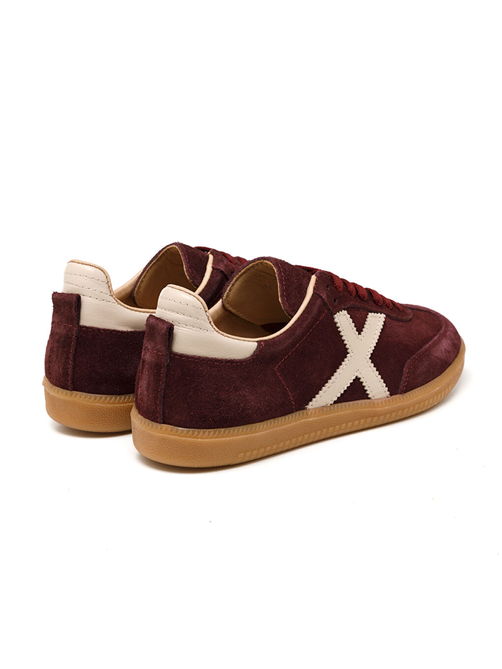 Kadın Sneaker ( Günlük) RC-25Y-088-M-VADE Bordo Süet-Bej Deri-3