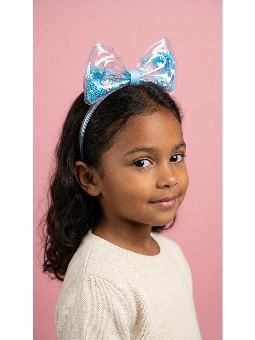 Fiyonk Detaylı Mavi Çocuk Taç-1