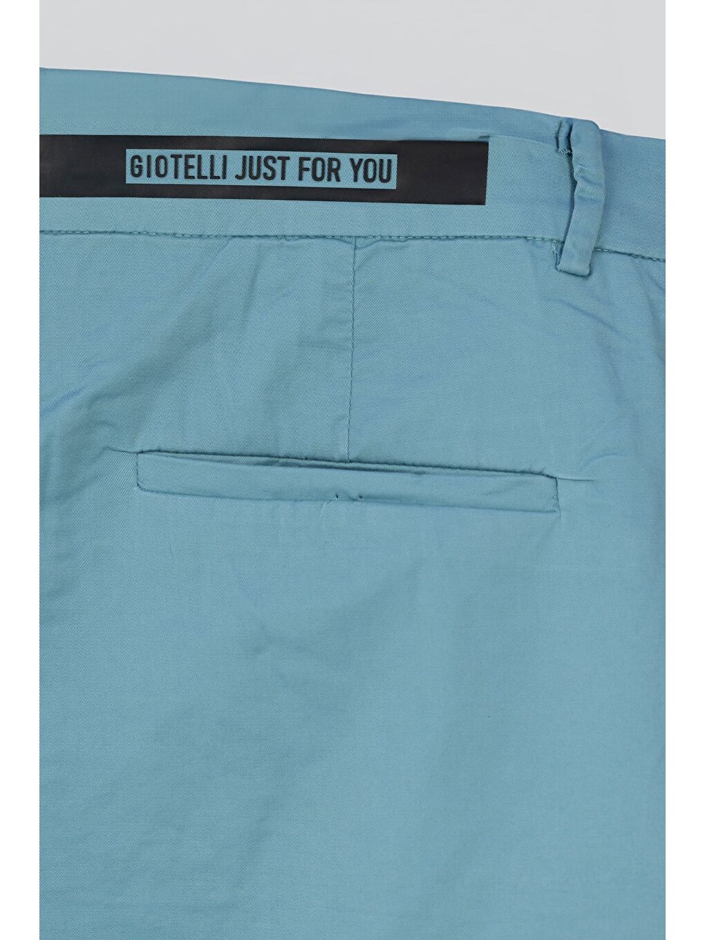 Giotelli Erkek Turkuaz Normal Kesim Regular Fit Pamuklu Dokuma Şort-3