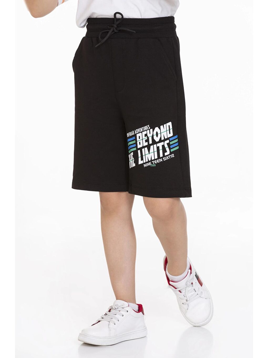 Siyah Beyond Baskılı Kapri 63702-1