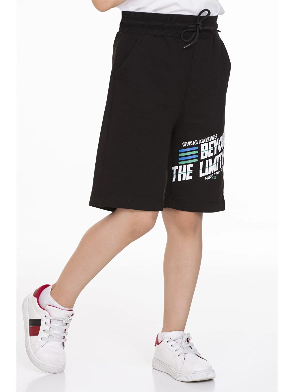 Siyah Beyond Baskılı Kapri 63702-2