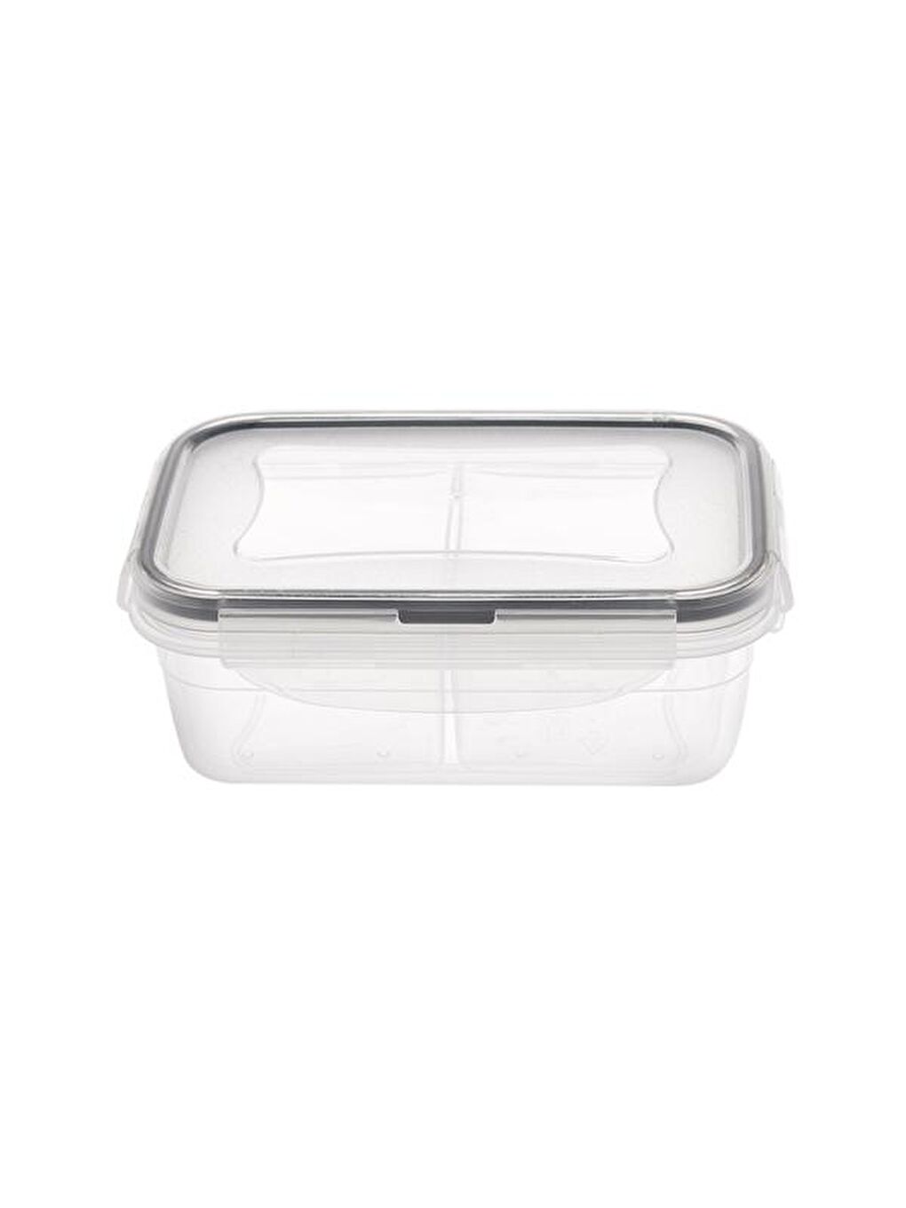 Renksiz Fresh Box Dikdörtgen Bölmeli Saklama Kabı - 400 ml-1