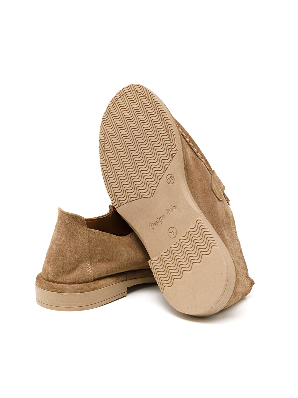 Kahverengi Kadın Oxford ( Klasik) RC-25Y-001-R40228 239-Tütün Süet-4