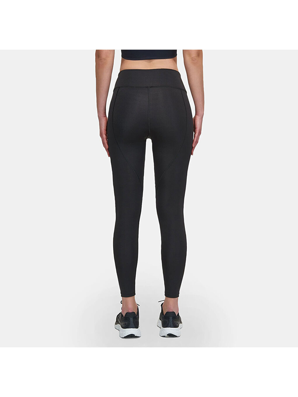 3101 Kadın Siyah Tayt-1