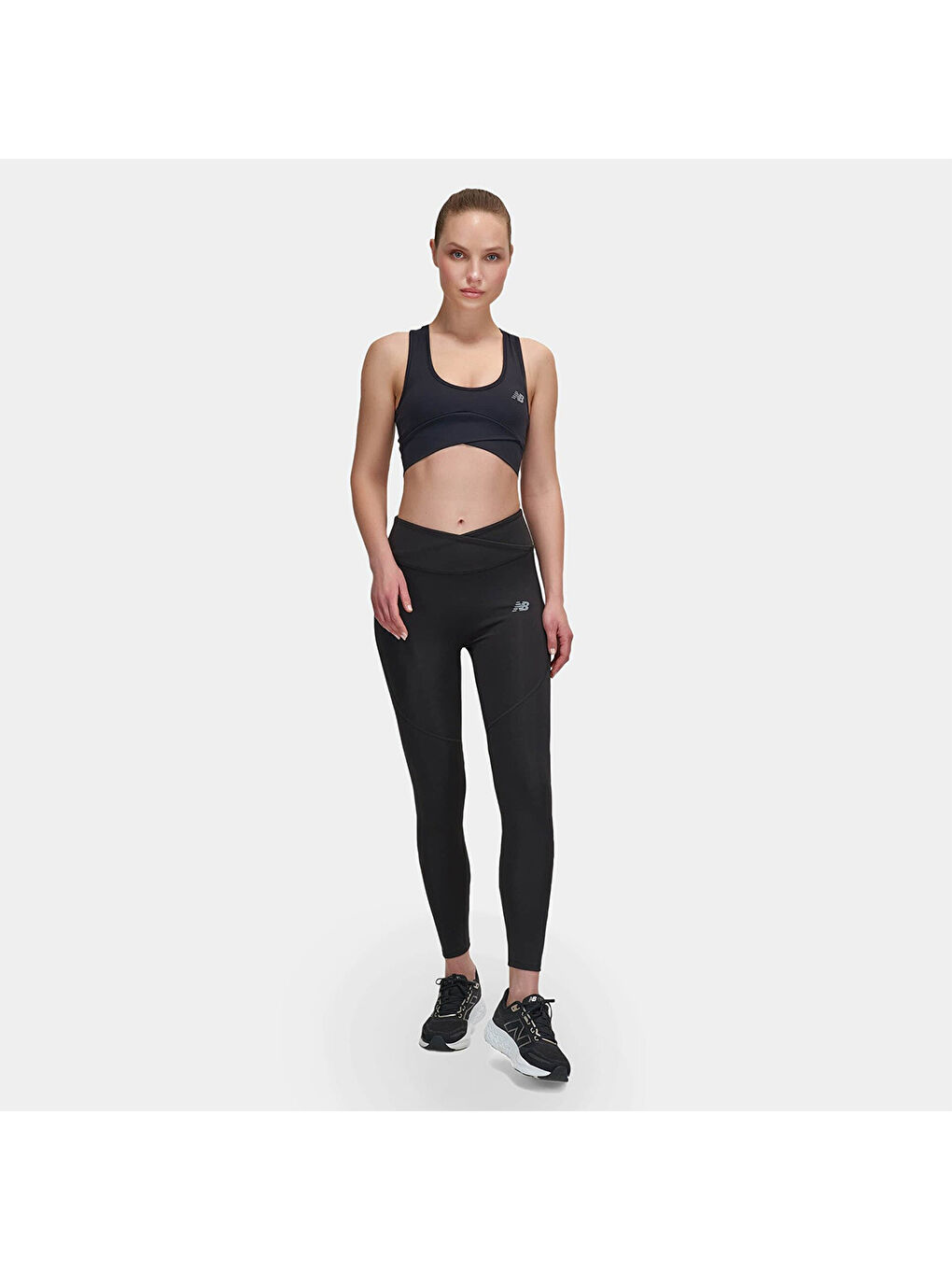 3101 Kadın Siyah Tayt-4