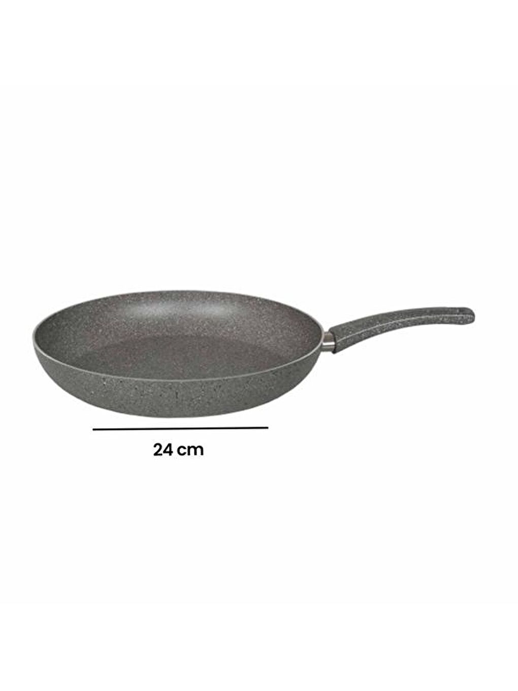 Mehtap Gri Granit Tava - 24 cm - 1