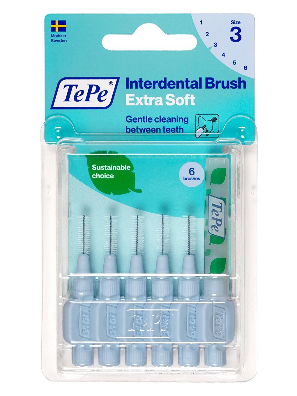 Tepe Renksiz Blister X Soft 0.6 mm Mavi 6 lı