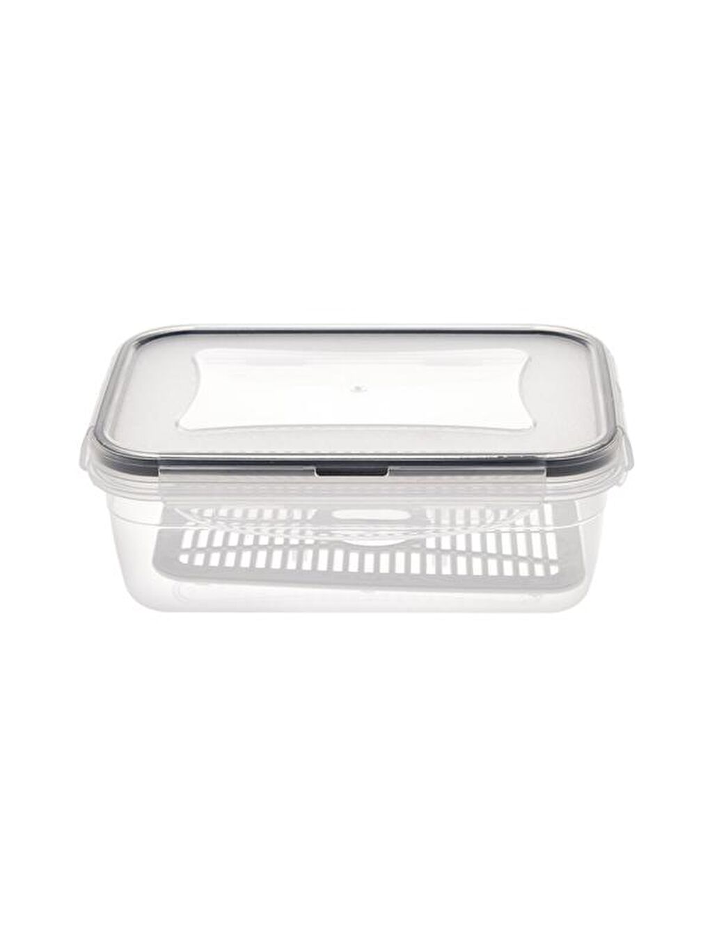 Renksiz Fresh Box Dikdörtgen Bölmeli Saklama Kabı - 800 ml