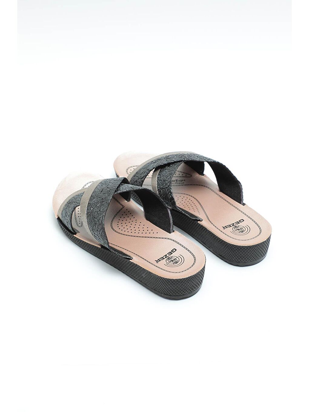 Siyah Yazlık Kadın Terlik-3